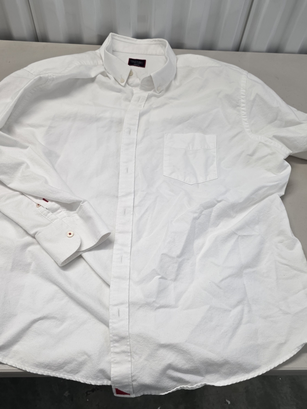 Untuckit White Button Down Shirt Men's Size XXXL